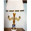 Image 1 : Pair of Blue Jasperware and Gilt-Bronze Lamps, Late 19th/Early 20th Century