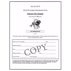 LIFE MEMBERSHIP IN SCI