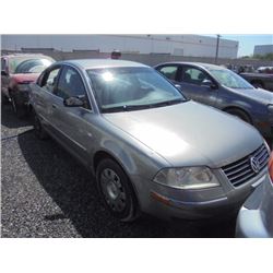 VW PASSAT 2002 T-DONATION