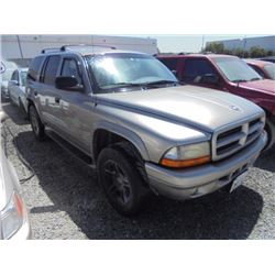 DODGE DURANGO 2001 L/S-DONATION