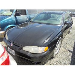 CHEVROLET MONTE CARLO 2001 T-DONATION