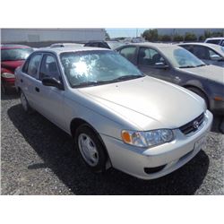 TOYOTA COROLLA 2002 APP  DUP/T-DON