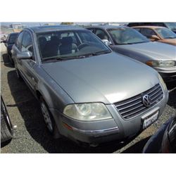 VW PASSAT 2003 T-DONATION