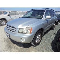 TOYOTA HIGHLANDER 2001 T-DONATION
