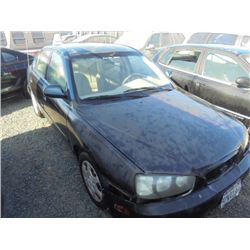 HYUNDAI ELANTRA 2001 SALV T/DONATION