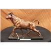 Image 1 : 20 LBS Nice Bull Ox on marble base Bronze Statue (11"X18")