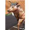 Image 5 : 20 LBS Nice Bull Ox on marble base Bronze Statue (11"X18")