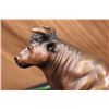 Image 8 : 20 LBS Nice Bull Ox on marble base Bronze Statue (11"X18")