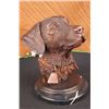 Image 1 : 19 LBS Adorable Labrador Retriever Bust Bronze Sculpture (12"X11")