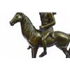 Image 2 : The Scout By Cyrus Dallin Bronze Sculpture on Marble base Statue (14"X11")
