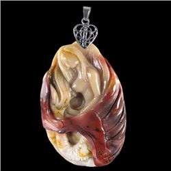 Natural Stone Hand carved Pendant