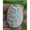 Image 1 : Hand Carved Owl Pendant