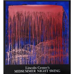 Pat Steir, Lincoln Center's Midnight Swing, Silkscreen Poster