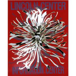 Dorothy Gillespie, Lincoln Center Information Center, Silkscreen Poster