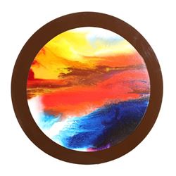 Ted Lownik, Abstract Waves, Acrylic Painting