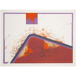 Kyme Sarlei, Dialogue with Mindmap 15, Serigraph