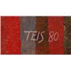 Image 2 : Dan Teis, Red Abstract, Acrylic Painting