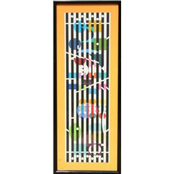 Yaacov Agam, Menorah Series 2, Serigraph