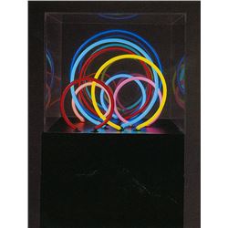 Rudi Stern, Neon Rings and Metal Sculpture
