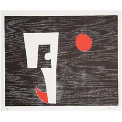 Charlie Hewitt, XVIII, Woodblock Monoprint