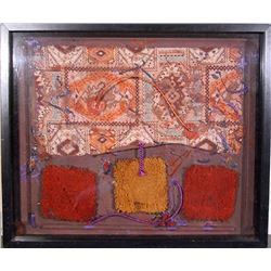 Josep Grau-Garriga, Elements Textils, Collage and Mixed Media