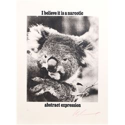 Les Levine, I Believe it is a Narcotic... Abstract Expression, Photo-Etching