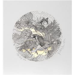 Guillaume Azoulay, Zodiacs : Virgo, Etching