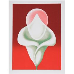 Clarence Holbrook Carter, Abstract Tulip, Serigraph