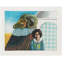 Nicolette Jelen, The Sacrifice of Abraham III, Etching