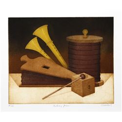 Tighe O'Donoghue, Echoing Green, Aquatint Etching