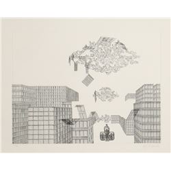 Hans Georg Rauch, Untitled (25), Aquatint Etching