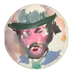 Peter Max, B - Zero Head V Ver. I No. 1, Acrylic Painting