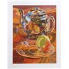Image 1 : Janet Fish, Tea Pot and Apple, Lithograph
