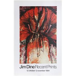 Jim Dine, Recent Prints, Poster