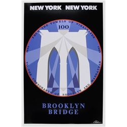 Robert Indiana, Brooklyn Bridge, Poster