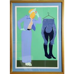 Kiki Kogelnik, Ecce Home, Serigraph