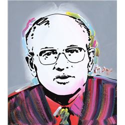 Peter Max, Gorbachev, Acrylic Painting