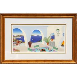 Thomas McKnight, Toulos Bay, Mykonos, Serigraph