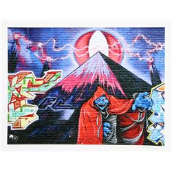 Jonathan Singer, Eye of Sauron (Risk) from the Graffiti Series, Digital Inkjet Print