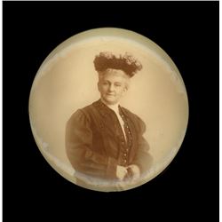 Portrait of Lady in Hat, Tintype Photograph