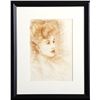 Image 1 : Dimitrie Berea, Portrait of a Woman (18), Ink Drawing