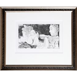 Pablo Picasso, Eau Forte, 14 aout 1968 I from the 347 Series (Bloch 1756), Etching