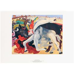 Pablo Picasso, Corrida la Mort du Torero, Lithograph