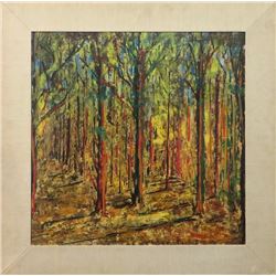 Gerard Charrin, Foret du Garguna, Oil Painting