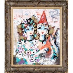 Charles Cobelle, At the Circus I, Oil Painting