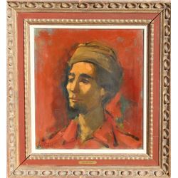 Jan De Ruth, Portrait of the Artist as a Young Man, Oil Painting