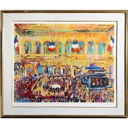 LeRoy Neiman, Paris Bourse, Serigraph