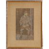 Image 1 : Joseph Solman, Man with Mustache, Gouache on Racing Form