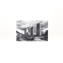 Altoon Sultan, The Farm, Lithograph