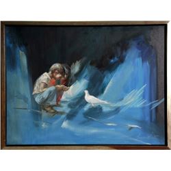 Lumen Martin Winter, Elevated Innocence, Oil Painting